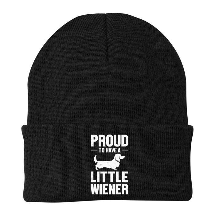 Dachshund Dog Lover Proud To Have A Little Wiener Weiner Beanie