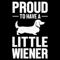 Dachshund Dog Lover Proud To Have A Little Wiener Weiner 16 in Basic Backpack