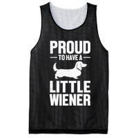 Dachshund Dog Lover Proud To Have A Little Wiener Weiner Mesh Reversible Basketball Jersey Tank