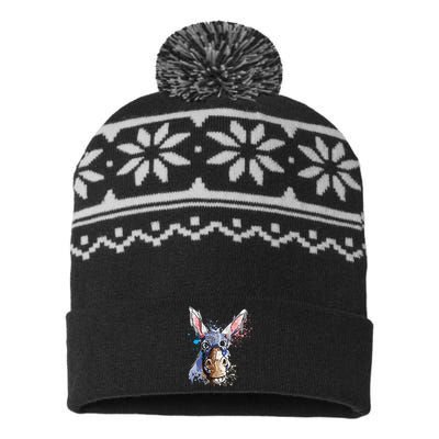 Donkey  Donkey Lover Donkey USA-Made Snowflake Beanie