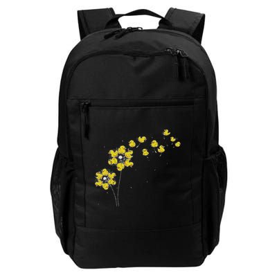 Dandelion Duckie Lover Duckling Bath Toy Ducky Rubber Duck Daily Commute Backpack
