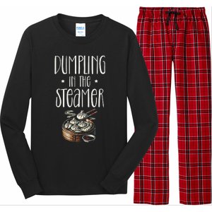 Dumpling Design Love Funny Pierogi Lover Dim Sum Long Sleeve Pajama Set