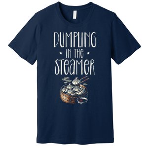 Dumpling Design Love Funny Pierogi Lover Dim Sum Premium T-Shirt