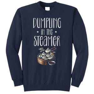 Dumpling Design Love Funny Pierogi Lover Dim Sum Tall Sweatshirt