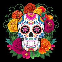 Dia De Los Muertos Costume Day Of The Dead Sugar Skull Cooling Performance Crew T-Shirt