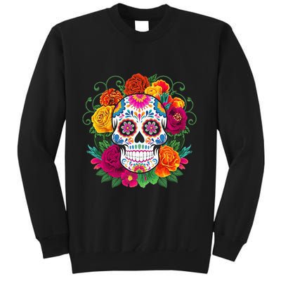 Dia De Los Muertos Costume Day Of The Dead Sugar Skull Sweatshirt
