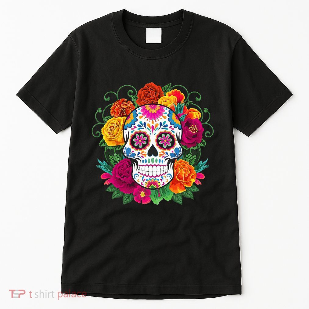 Dia De Los Muertos Costume Day Of The Dead Sugar Skull Tall T-Shirt