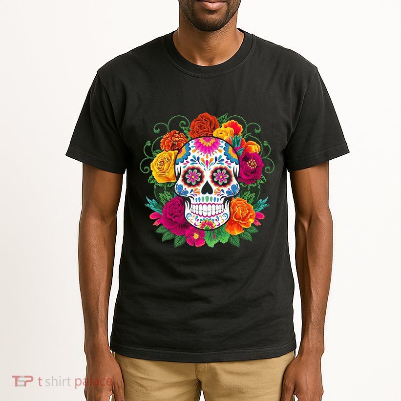 Dia De Los Muertos Costume Day Of The Dead Sugar Skull Tall T-Shirt