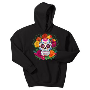 Dia De Los Muertos Costume Day Of The Dead Sugar Skull Kids Hoodie