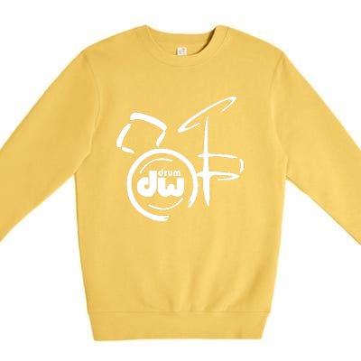 DW Drum Music Instrument Logo Premium Crewneck Sweatshirt