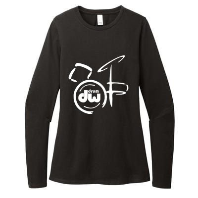 DW Drum Music Instrument Logo Womens CVC Long Sleeve Shirt