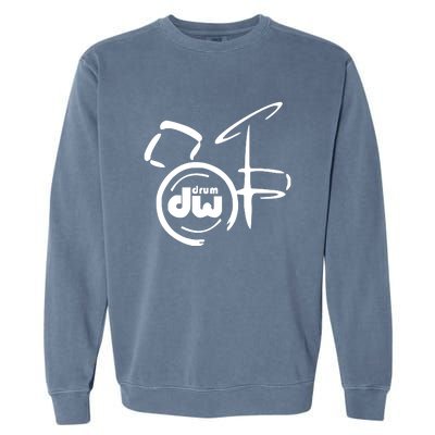 DW Drum Music Instrument Logo Garment-Dyed Sweatshirt