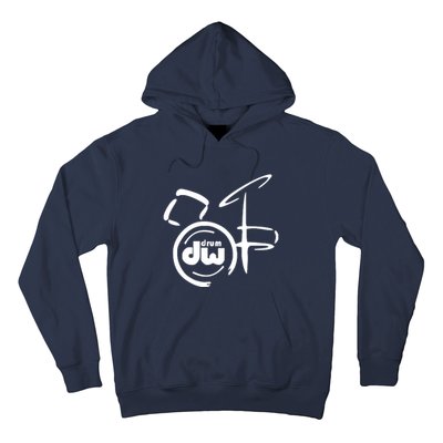 DW Drum Music Instrument Logo Hoodie