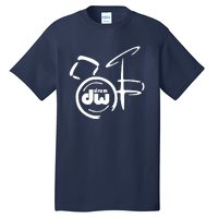 DW Drum Music Instrument Logo Tall T-Shirt