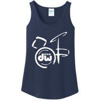 DW Drum Music Instrument Logo Ladies Essential Tank