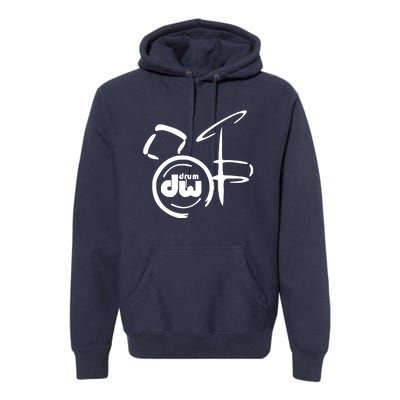 DW Drum Music Instrument Logo Premium Hoodie