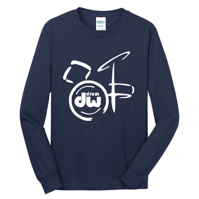 DW Drum Music Instrument Logo Tall Long Sleeve T-Shirt