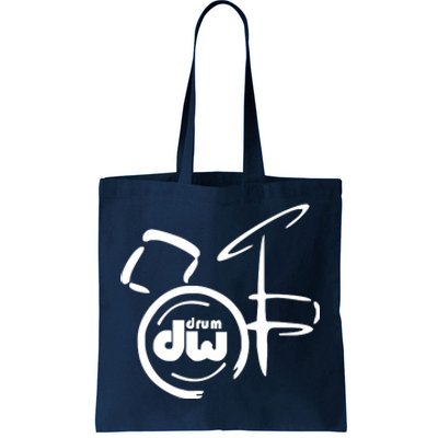 DW Drum Music Instrument Logo Tote Bag