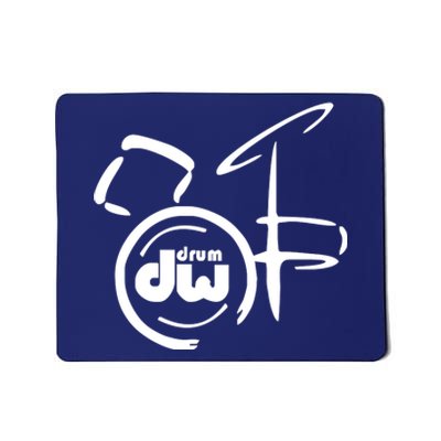 DW Drum Music Instrument Logo Mousepad