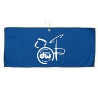 DW Drum Music Instrument Logo Large Microfiber Waffle Golf Towel