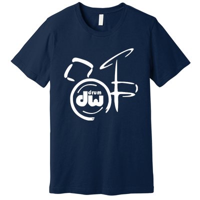 DW Drum Music Instrument Logo Premium T-Shirt