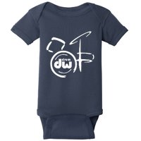 DW Drum Music Instrument Logo Baby Bodysuit