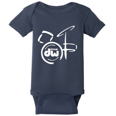 DW Drum Music Instrument Logo Baby Bodysuit