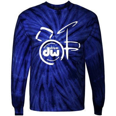 DW Drum Music Instrument Logo Tie-Dye Long Sleeve Shirt