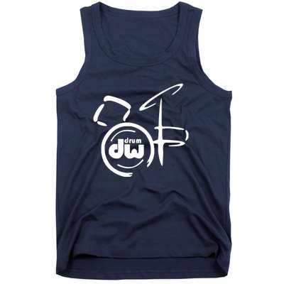 DW Drum Music Instrument Logo Tank Top