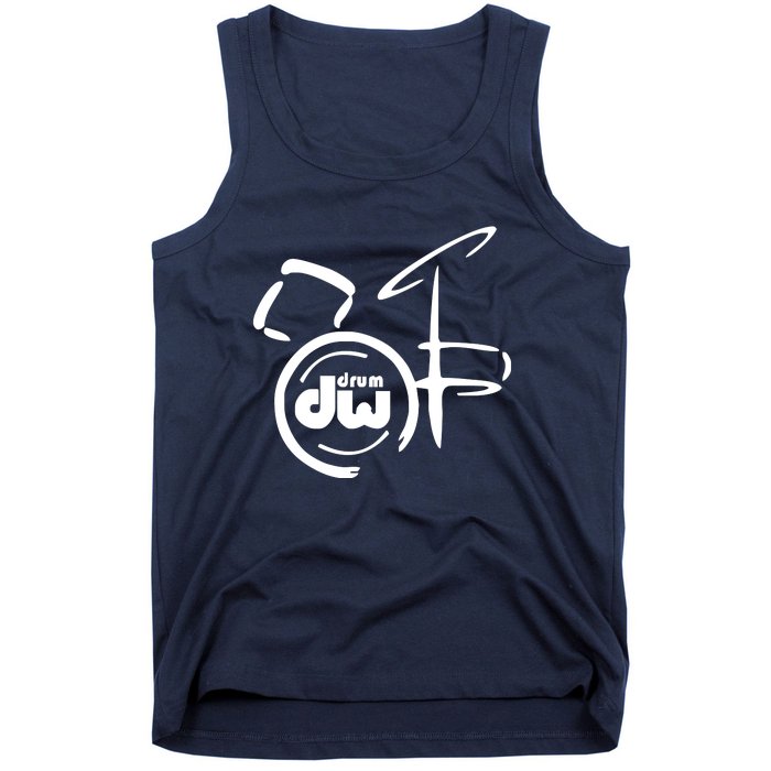 DW Drum Music Instrument Logo Tank Top