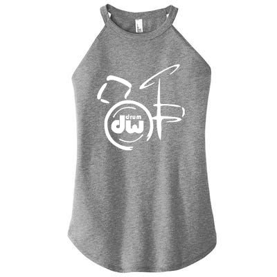 DW Drum Music Instrument Logo Women's Perfect Tri Rocker Tank