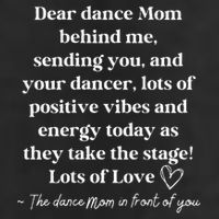 Dear Dance Mom Behind Me Sending You Cool Comfort Performance Bucket Hat