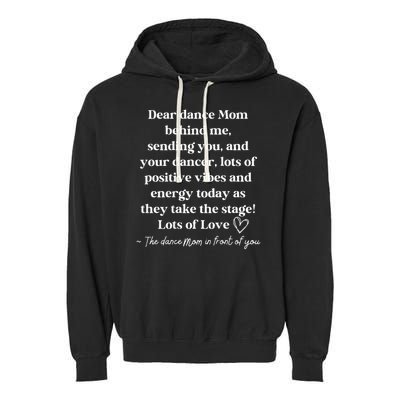Dear Dance Mom Behind Me Sending You Garment-Dyed Fleece Hoodie