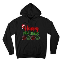 Dog Dad Mom Happy Pawlidays Merry Christmas Holidays Hoodie