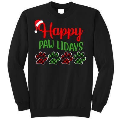 Dog Dad Mom Happy Pawlidays Merry Christmas Holidays Sweatshirt