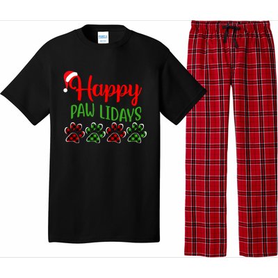 Dog Dad Mom Happy Pawlidays Merry Christmas Holidays Pajama Set