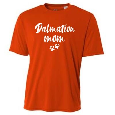 Dalmation Dog Mom Gift Cooling Performance Crew T-Shirt