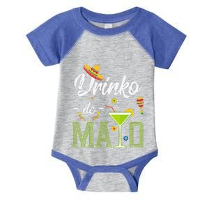 Drinko De Mayo Fiesta Mexican Funny Party Infant Baby Jersey Bodysuit