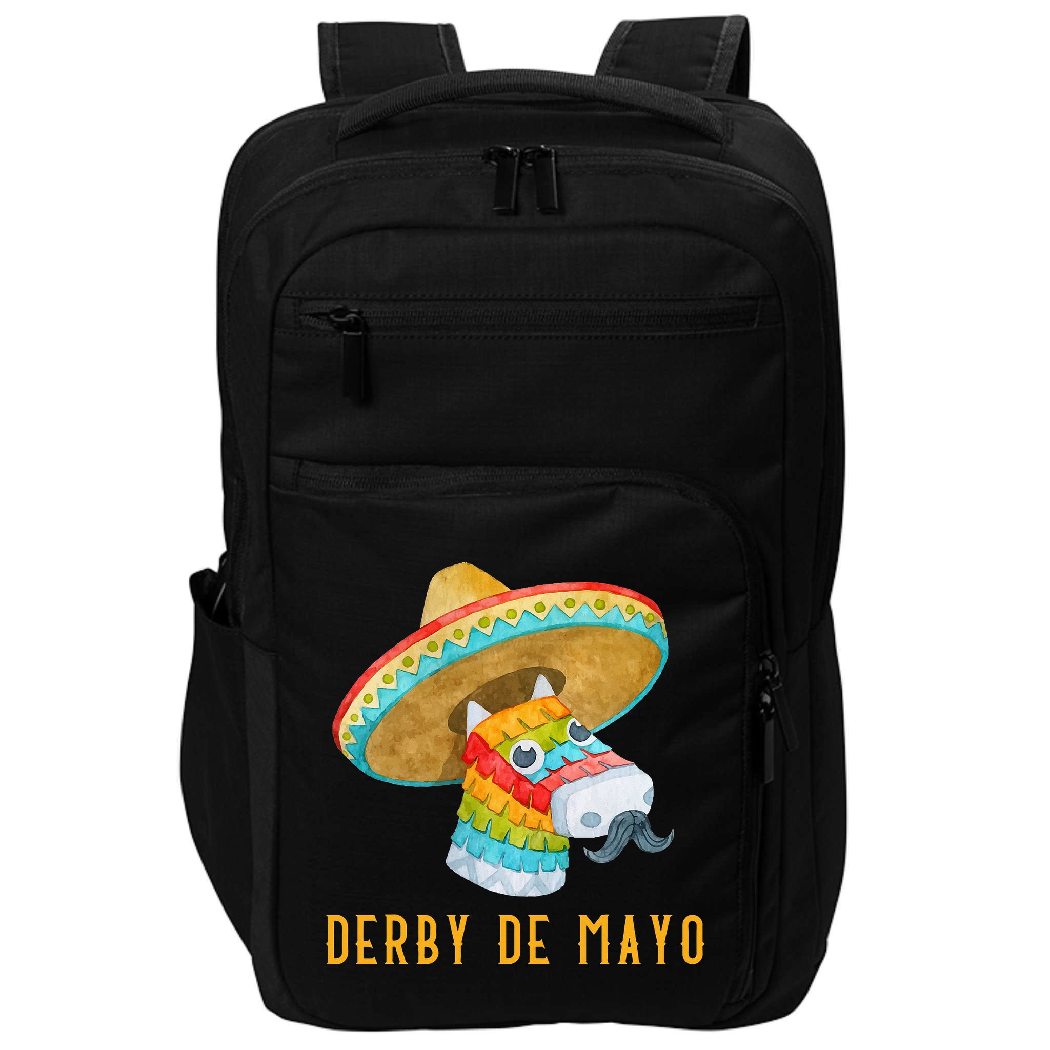 Derby de Mayo Kentucky Horse Race Mexico Pinata Mexican Impact Tech Backpack