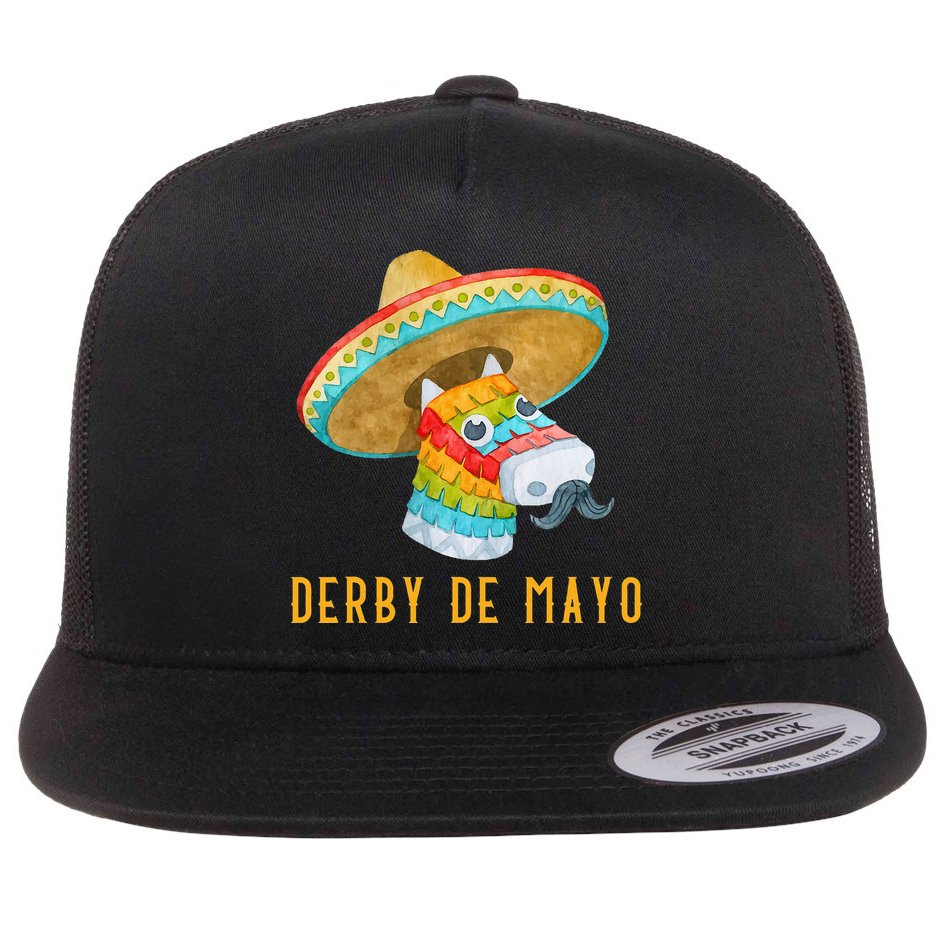 Derby de Mayo Kentucky Horse Race Mexico Pinata Mexican Flat Bill Trucker Hat