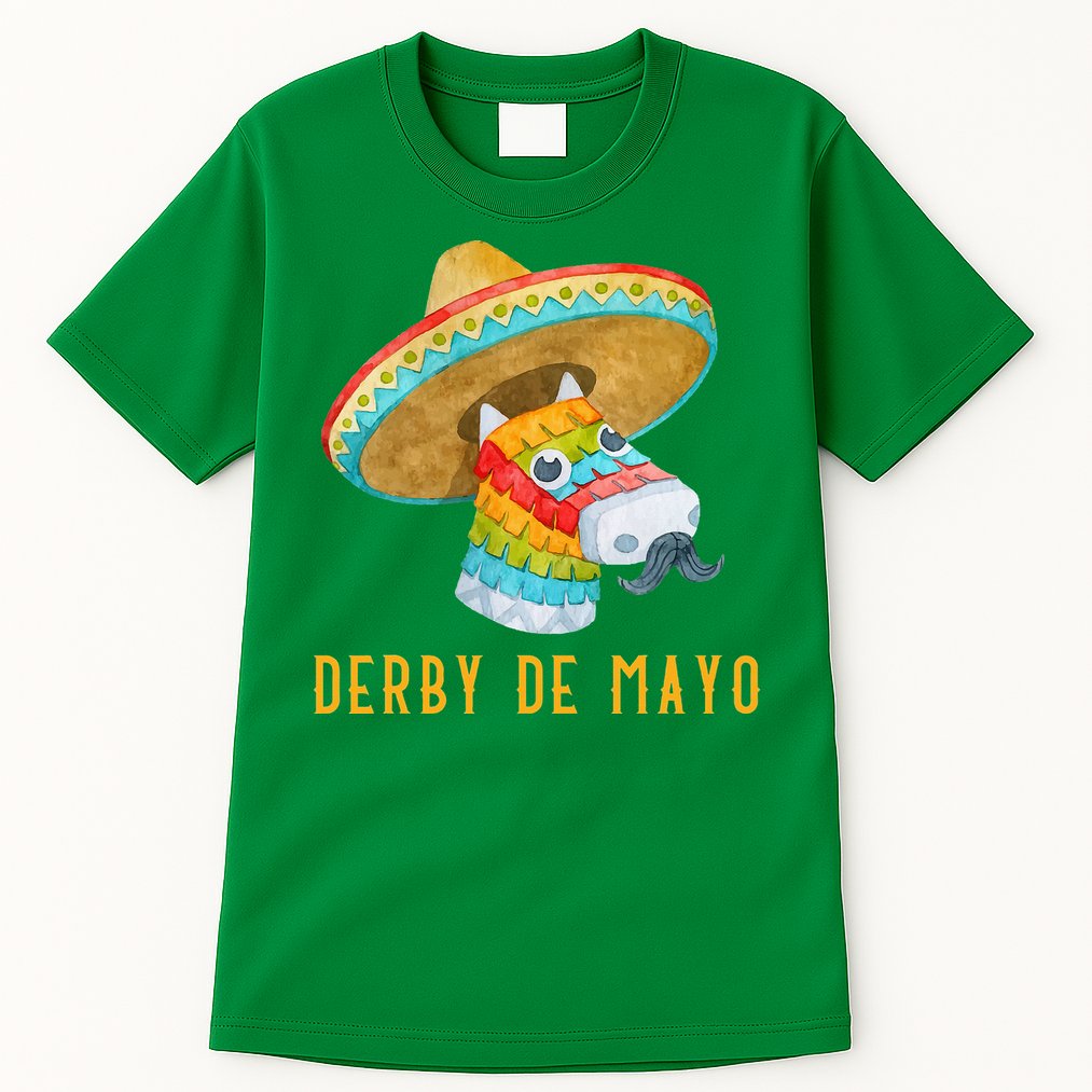 Derby de Mayo Kentucky Horse Race Mexico Pinata Mexican Tall T-Shirt