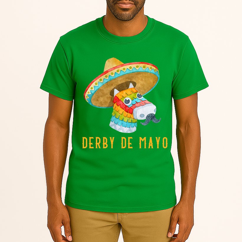 Derby de Mayo Kentucky Horse Race Mexico Pinata Mexican Tall T-Shirt
