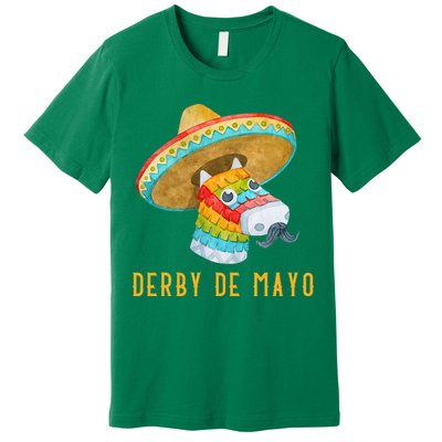 Derby de Mayo Kentucky Horse Race Mexico Pinata Mexican Premium T-Shirt