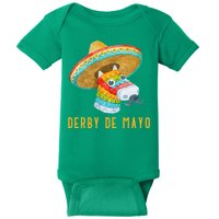 Derby de Mayo Kentucky Horse Race Mexico Pinata Mexican Baby Bodysuit