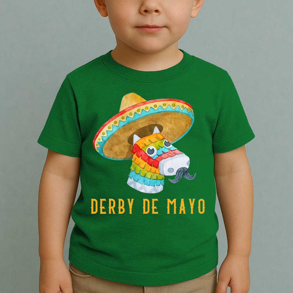 Derby de Mayo Kentucky Horse Race Mexico Pinata Mexican Toddler T-Shirt