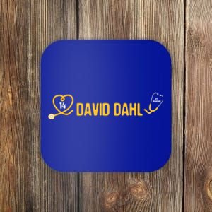 David Dahl Milwaukee Baseball Player Medical Student Doctor Meaningful Gift Coaster