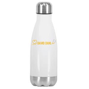 David Dahl Milwaukee Baseball Player Medical Student Doctor Meaningful Gift Stainless Steel Insulated Water Bottle