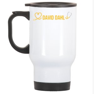 David Dahl Milwaukee Baseball Player Medical Student Doctor Meaningful Gift Stainless Steel Travel Mug