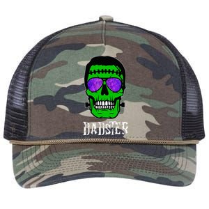 Dadster Dad Monster Halloween Costume Daddy Father Retro Rope Trucker Hat Cap