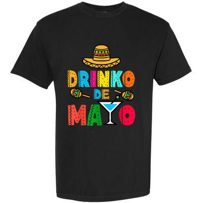 Drinko De Mayo Funny Cinco De Mayo Mexican Fiesta Garment-Dyed Heavyweight T-Shirt